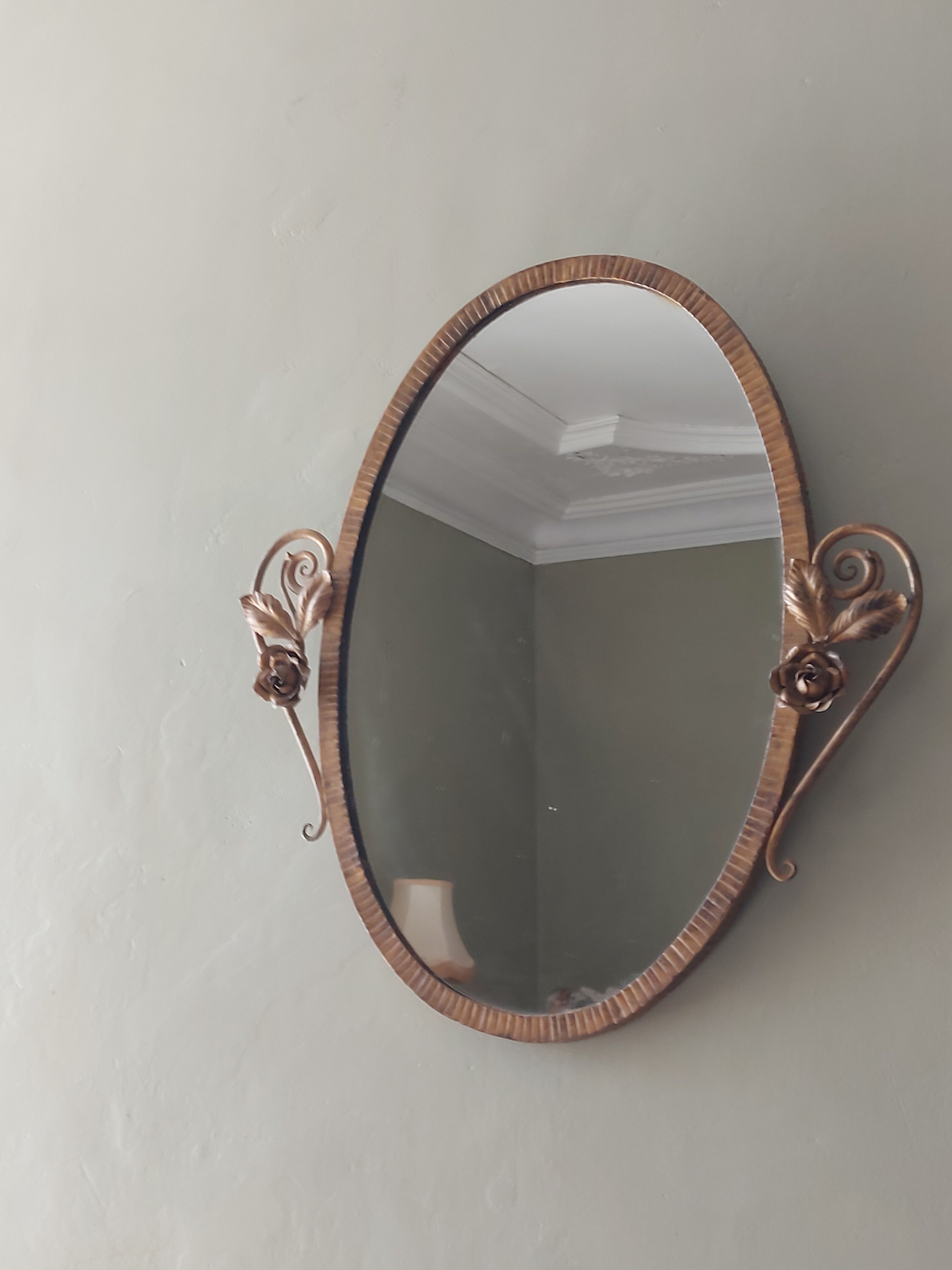 Art deco mirror - 46x50cm