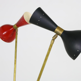 Lampadaire tripod dans le style des créations Italiennes des années 50