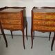 Pair of Louis XV style bedside tables