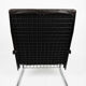 2 cantilever chairs with tubular chrome structure by Pierson of Fra