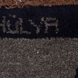 Vintage Turkish Oushak Rug Handwoven 83x190 cm