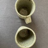 Pyrite stoneware mugs
