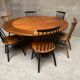 Scandinavian flip flap lotus table by drylund in teak 1960