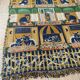Vintage handmade cat rug