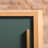 TV stand in oak latte with 2 storage spaces