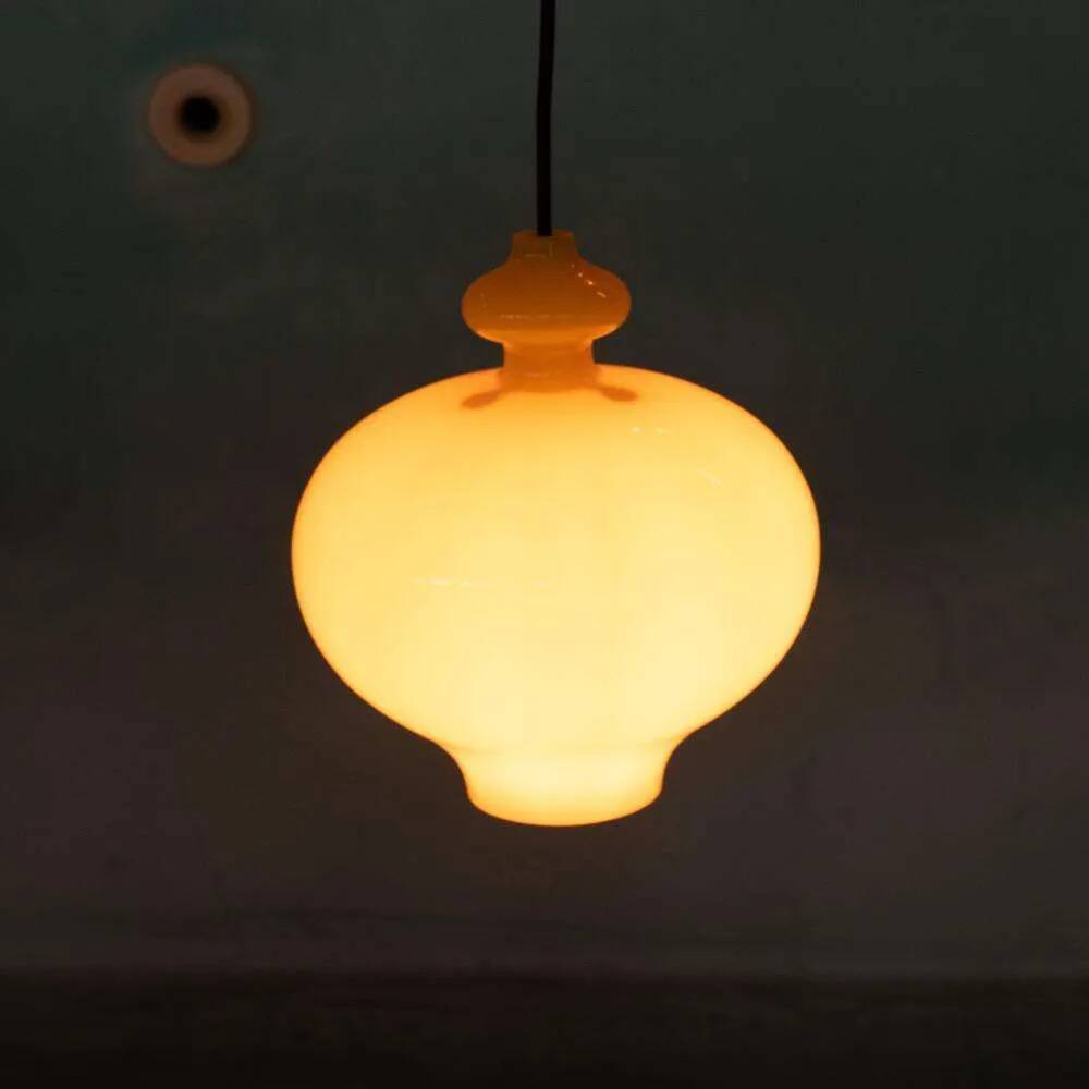 Vintage glass suspension by Hans Agne Jakobsson