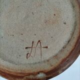 Stoneware coffee service signed Daniel Auger, Puisaye (Burgundy), 1970s