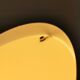 Yellow Scandinavian lamp or wall lamp, Ola Wihlborg for Ikea, 2017.