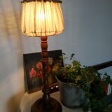 Wooden lamp foot