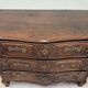 Curved Lyonnaise chest of drawers Louis XV period in solid walnut circa 1750