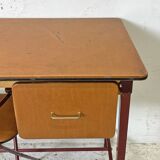 Vintage 80's children's desk and armchair