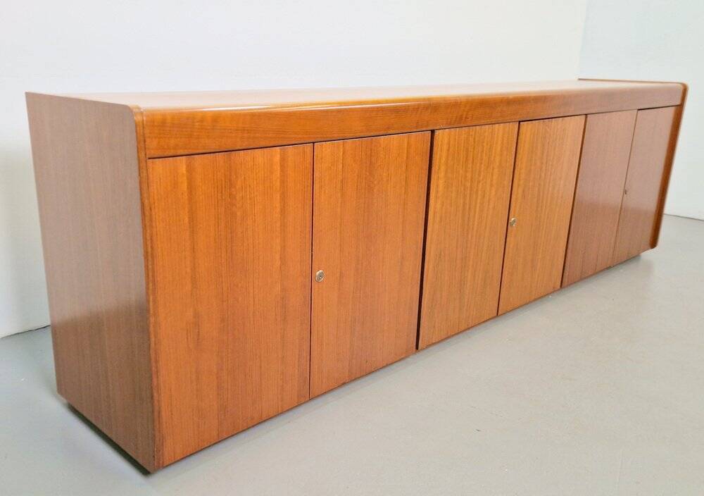 Enfilade en teck danois vintage, années 1960