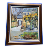 Knife painting signed Moun-Pollat