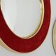 Lot de 3 miroirs bombés / convexe / oeil de sorcière artilux vintage 1960s