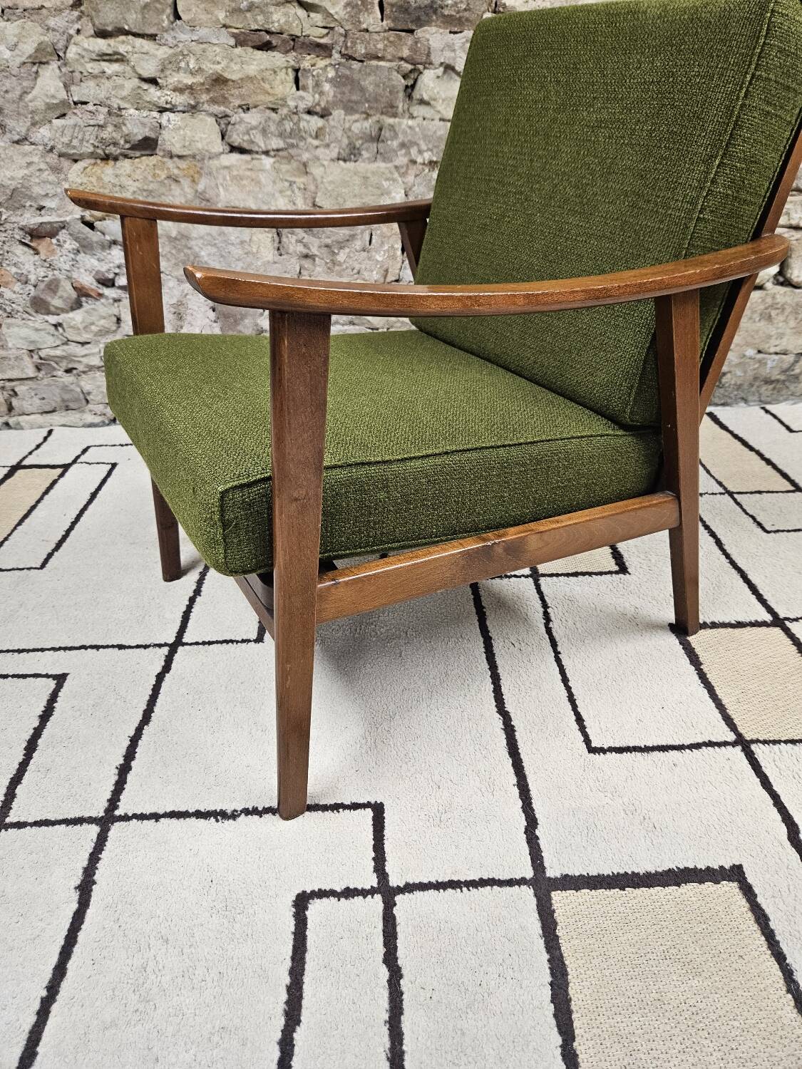 Fauteuil scandinave vintage 1960"