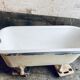 Cast iron bathtub eagle's feet