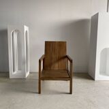 Armchair in natural wood (teak) minimalist design