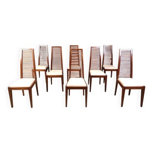 ensemble de 8 chaises