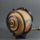 Lampe veilleuse Art Déco ferronnerie martelée 1930 Muller Frères