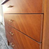 Commode vintage design chevrons