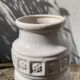 German white ceramic vase 1970 scheurich keramik white