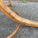 Coat rack on foot vintage parrot 1980 bentwood