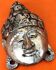 Hanging mask Carved wood Indonesia (Bali) Buddha face