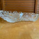 Old walther-glas pocket video vintage moulded crystal rose basket