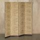 Large screen by George Smith in hardwood and floral fabric.