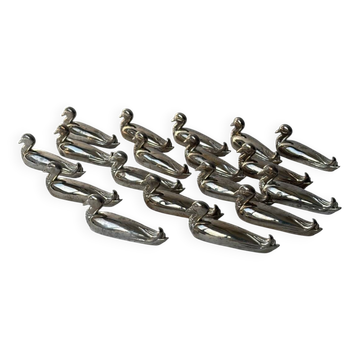 18 metal knife rests Duck