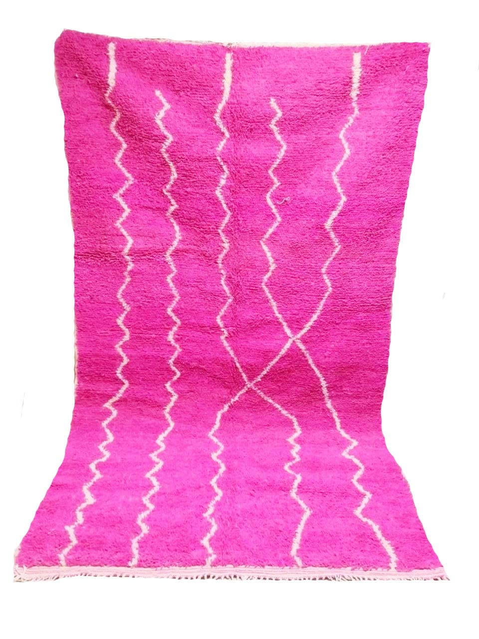 Berber carpet beni ouaraion pink 253x153 CM