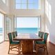 Set of six vintage bamboo and rattan dining chairs