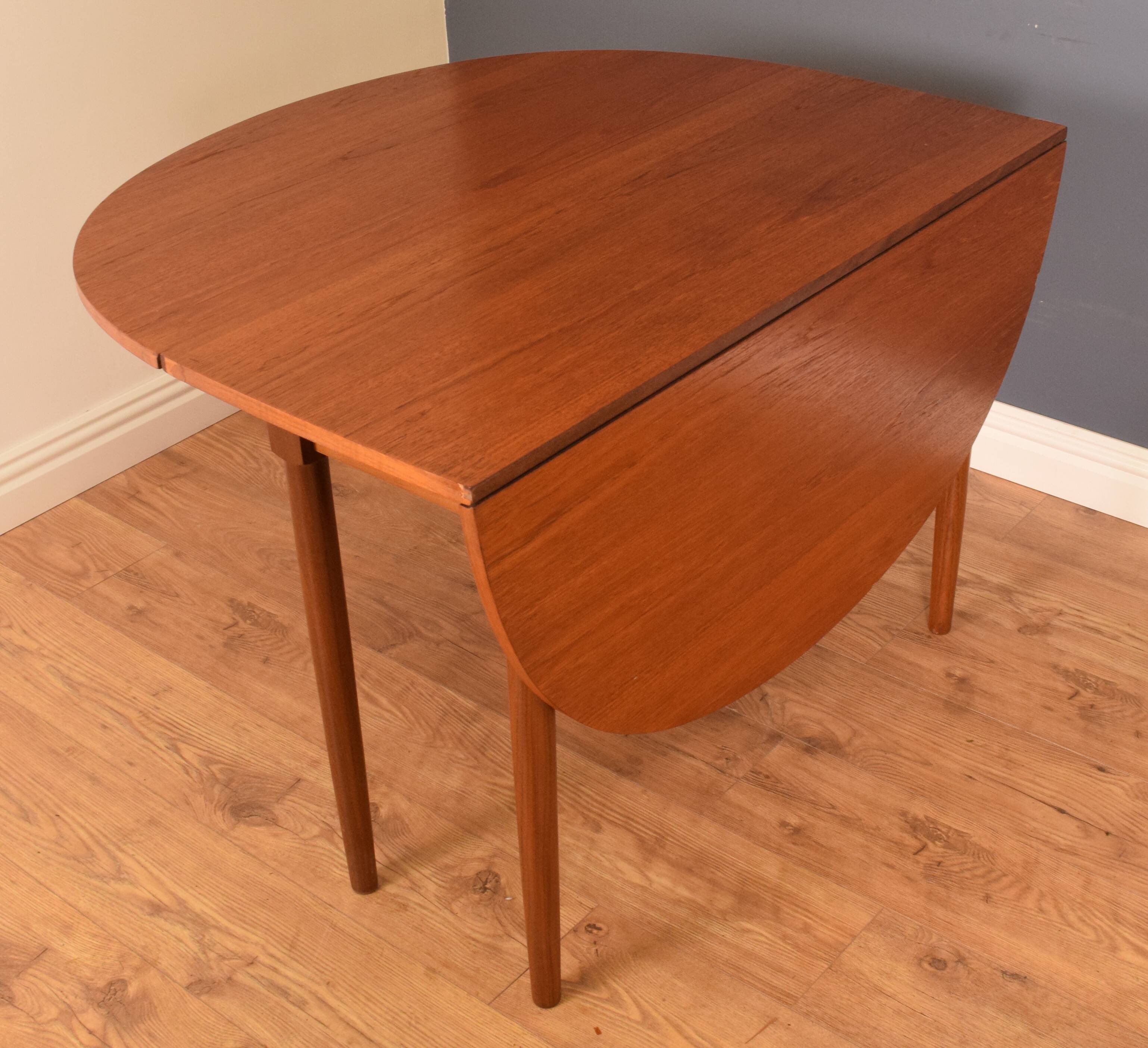 Retro Teak 1960s G Plan Drop Leaf Gate Leg Dining Table