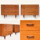 Pair of Scandinavian teak chests of drawers 1960