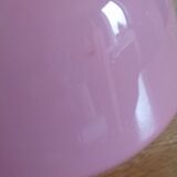 Vase italien en opaline rose