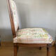 Low chair Louis XVI cherry pegged early nineteenth era