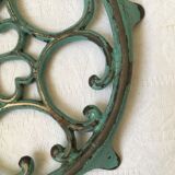 Dessous de plat en fonte vert doré