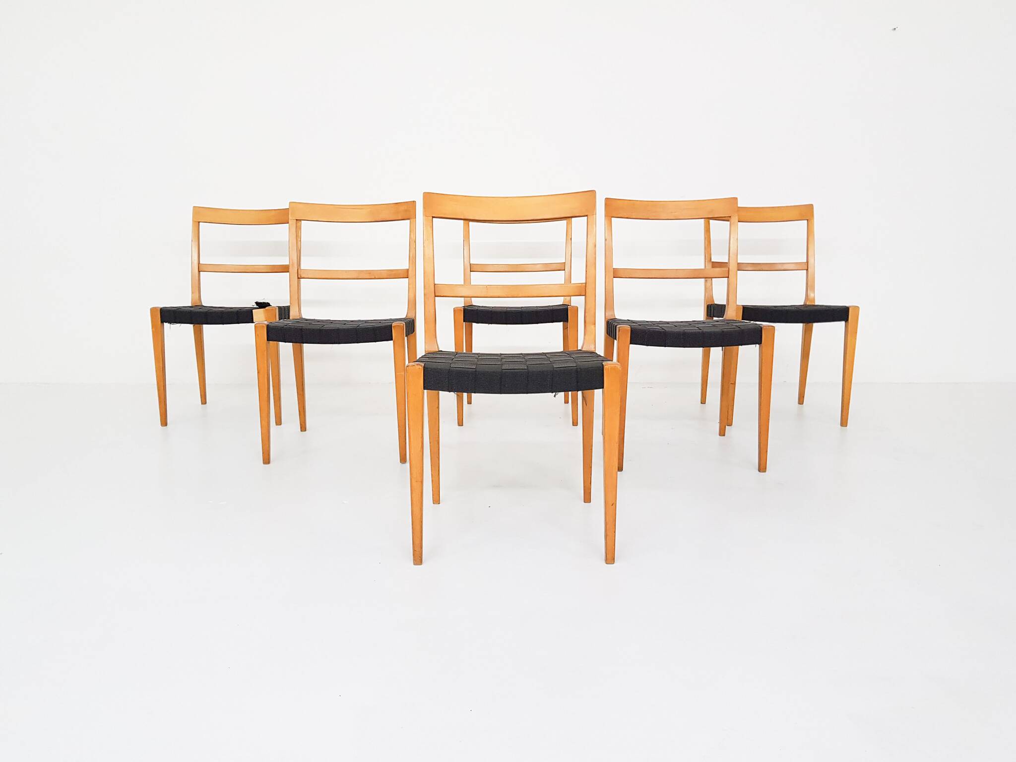 Set of 6 Vintage Bruno Mathsson Mimat Mi401 dining chairs, Sweden 1932