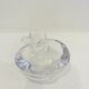 Crystal apple-shaped catchall – Vannes-le-Châtel, 1970s