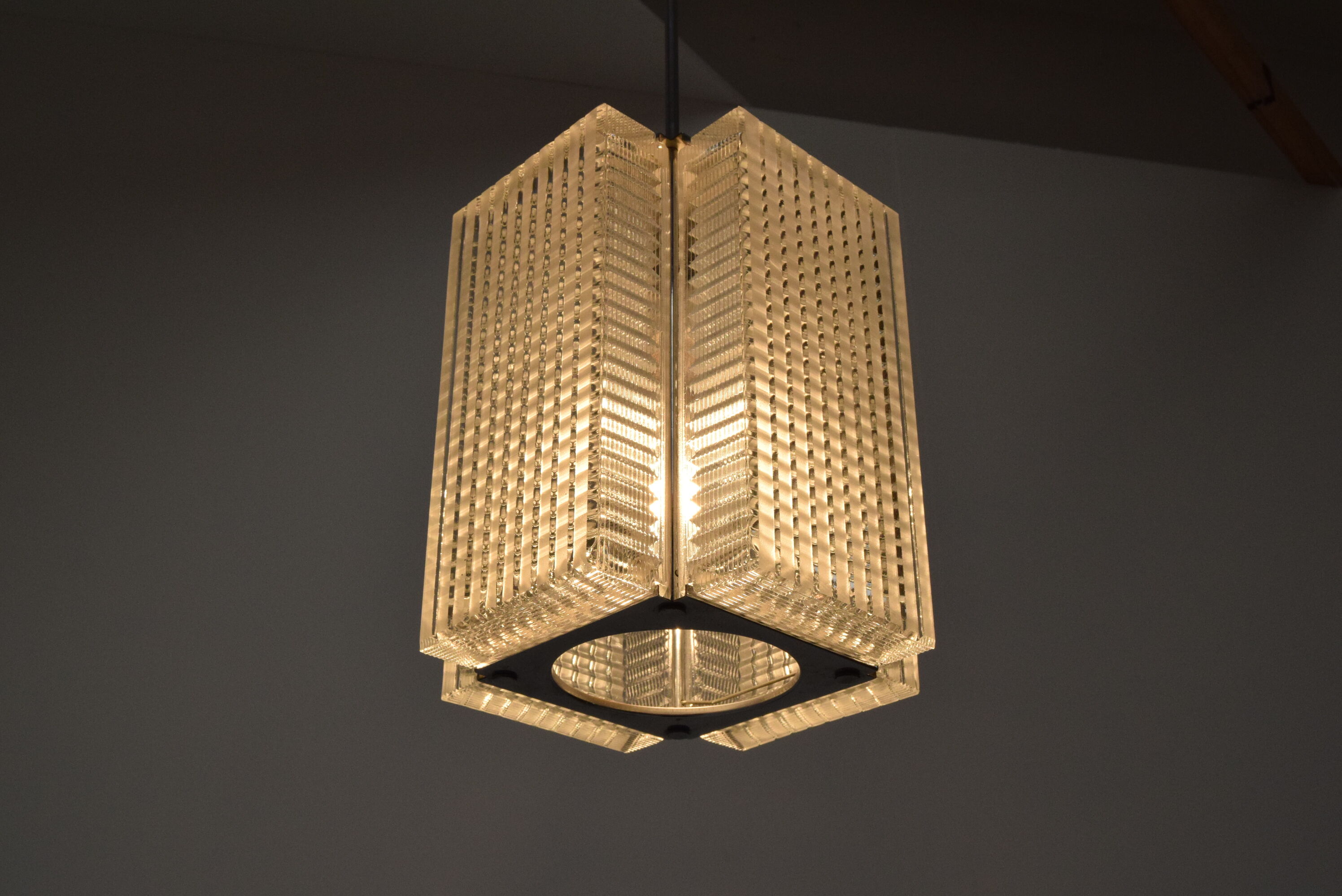 Mid-century Chrome Pendant by Napako, 1970‘s.