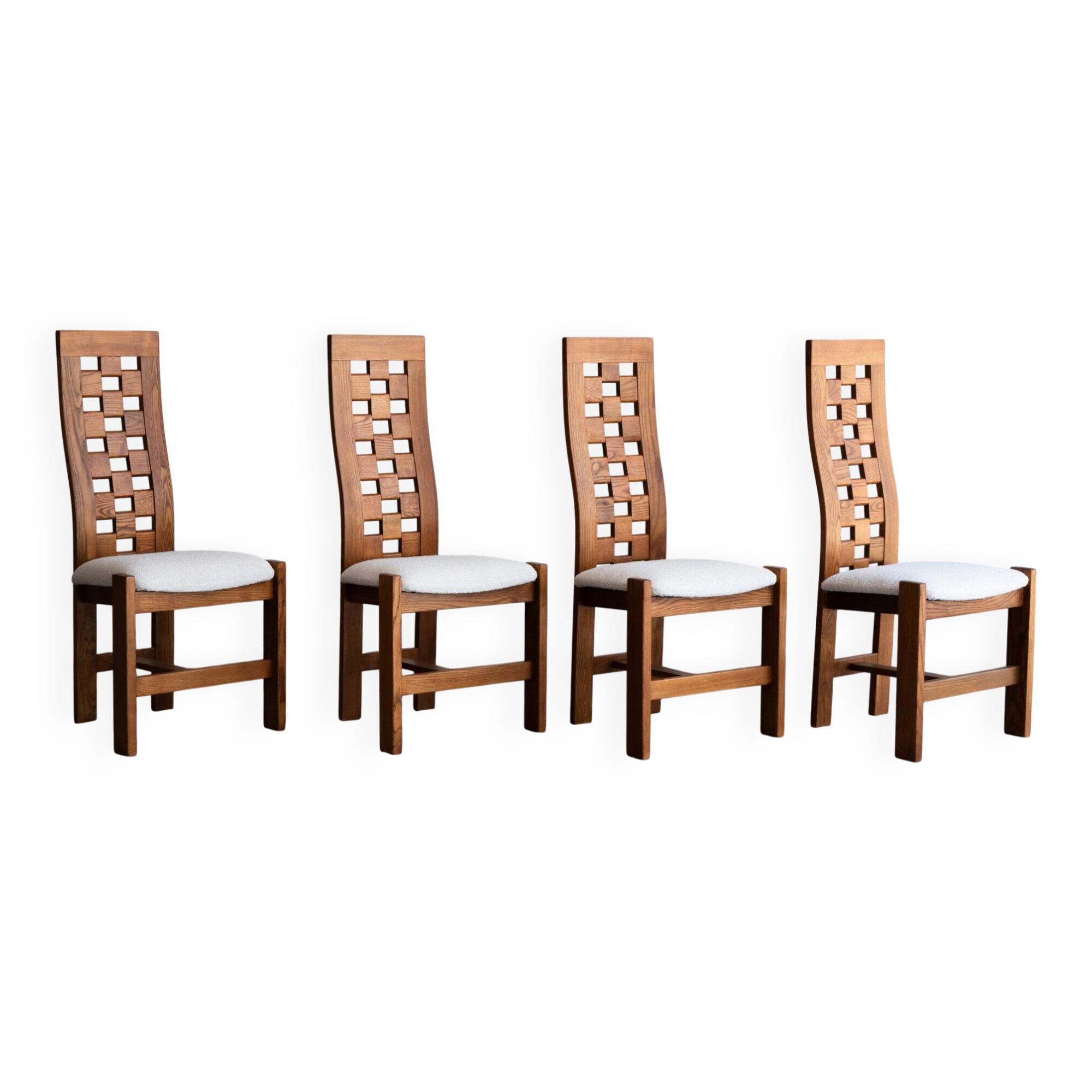 Ensemble de 4 chaises de salle à manger par Maison Regain
