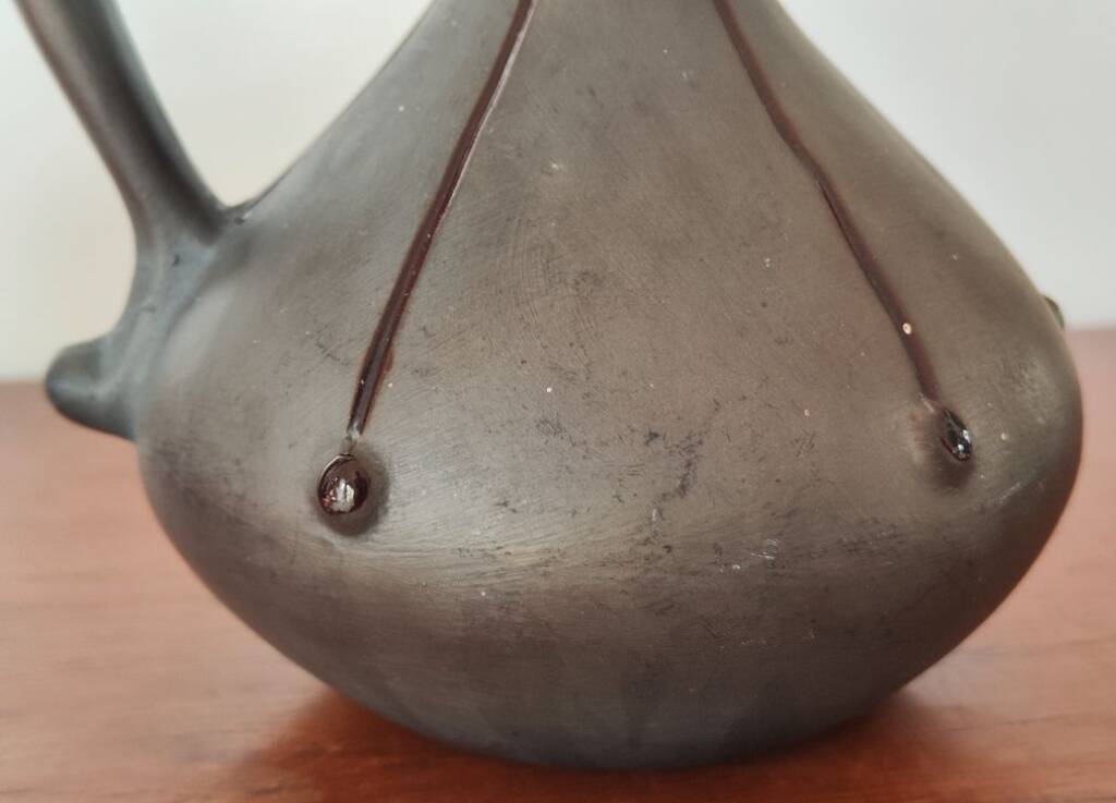 Ceramic carafe vase, second half of the 20th century