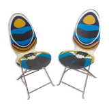 Pair of Christian Lacroix Haute Couture Chairs