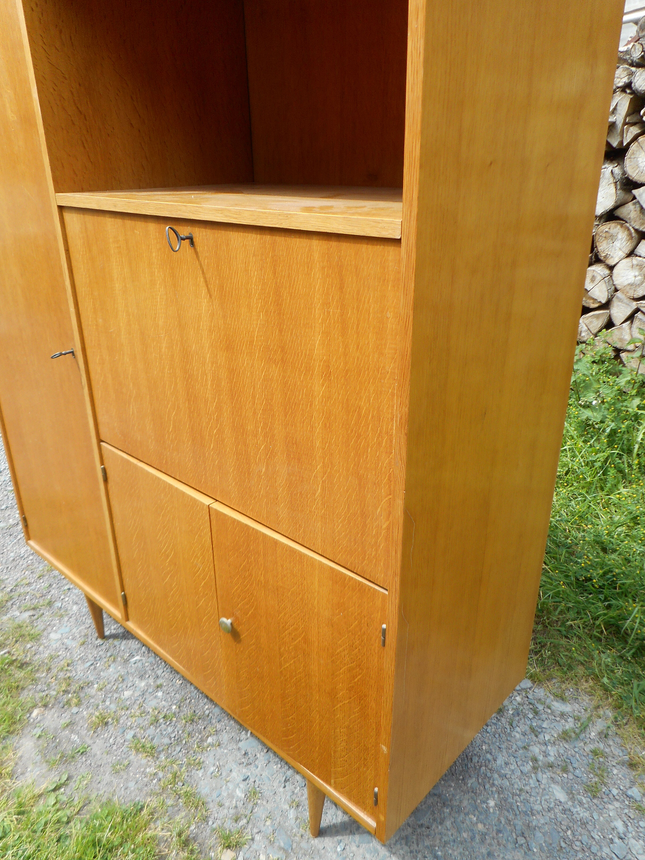 Vintage Secretary years 50/60 oak