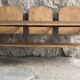 Banc ou pupitre enfant 3 places - mobilier scolaire vintage 1950
