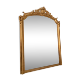 Nineteenth-century shell pediment mirror