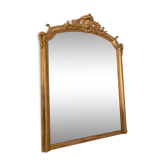 Nineteenth-century shell pediment mirror