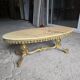 Table basse en bronze et marbre années 1960