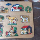 Puzzle bois vintage