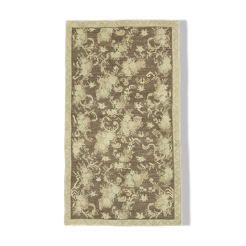 Tapis beige tissé à la main 133 cm x 245 cm